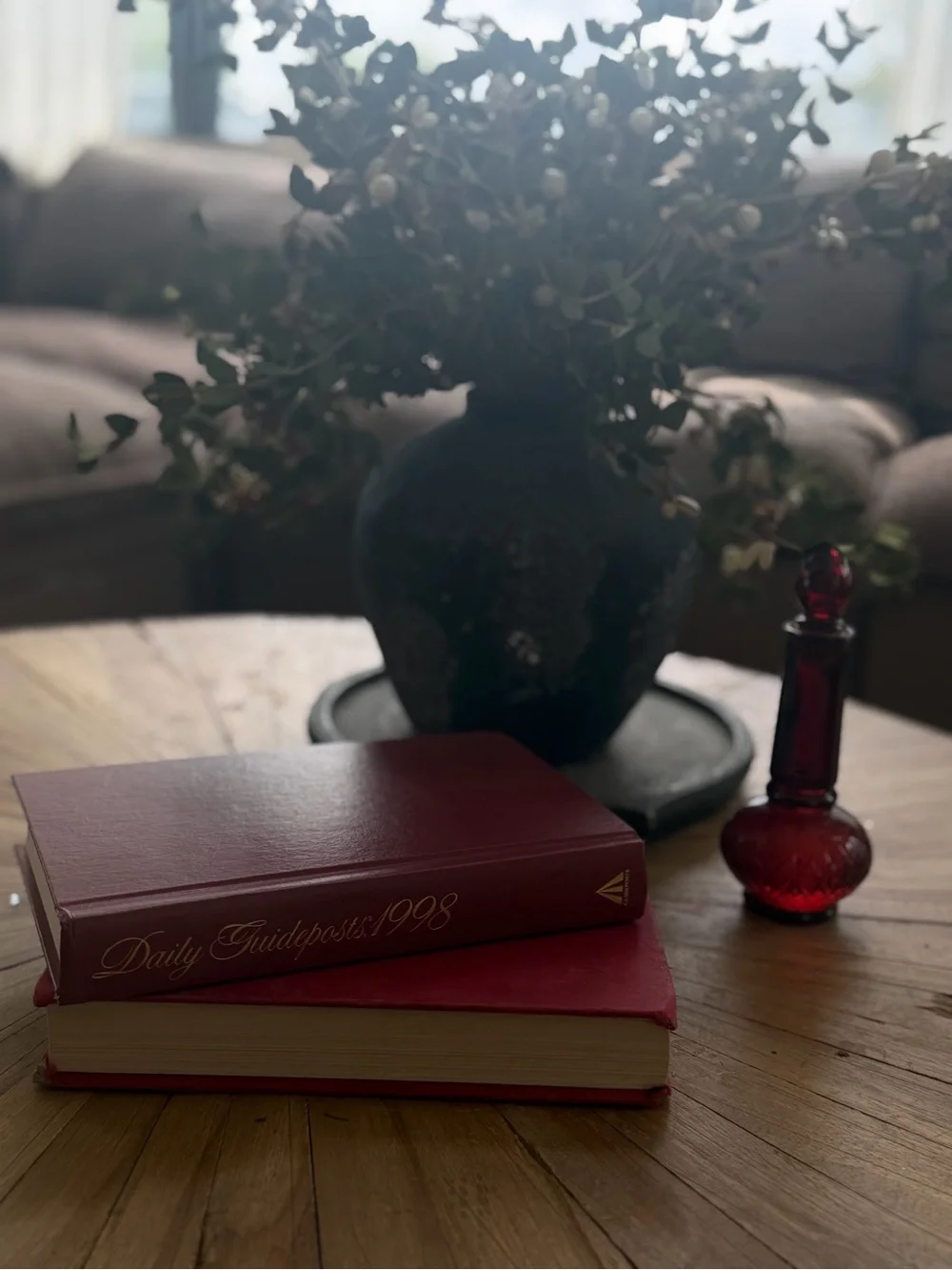 Wine Color/ Red Accent Books - Home Accents
